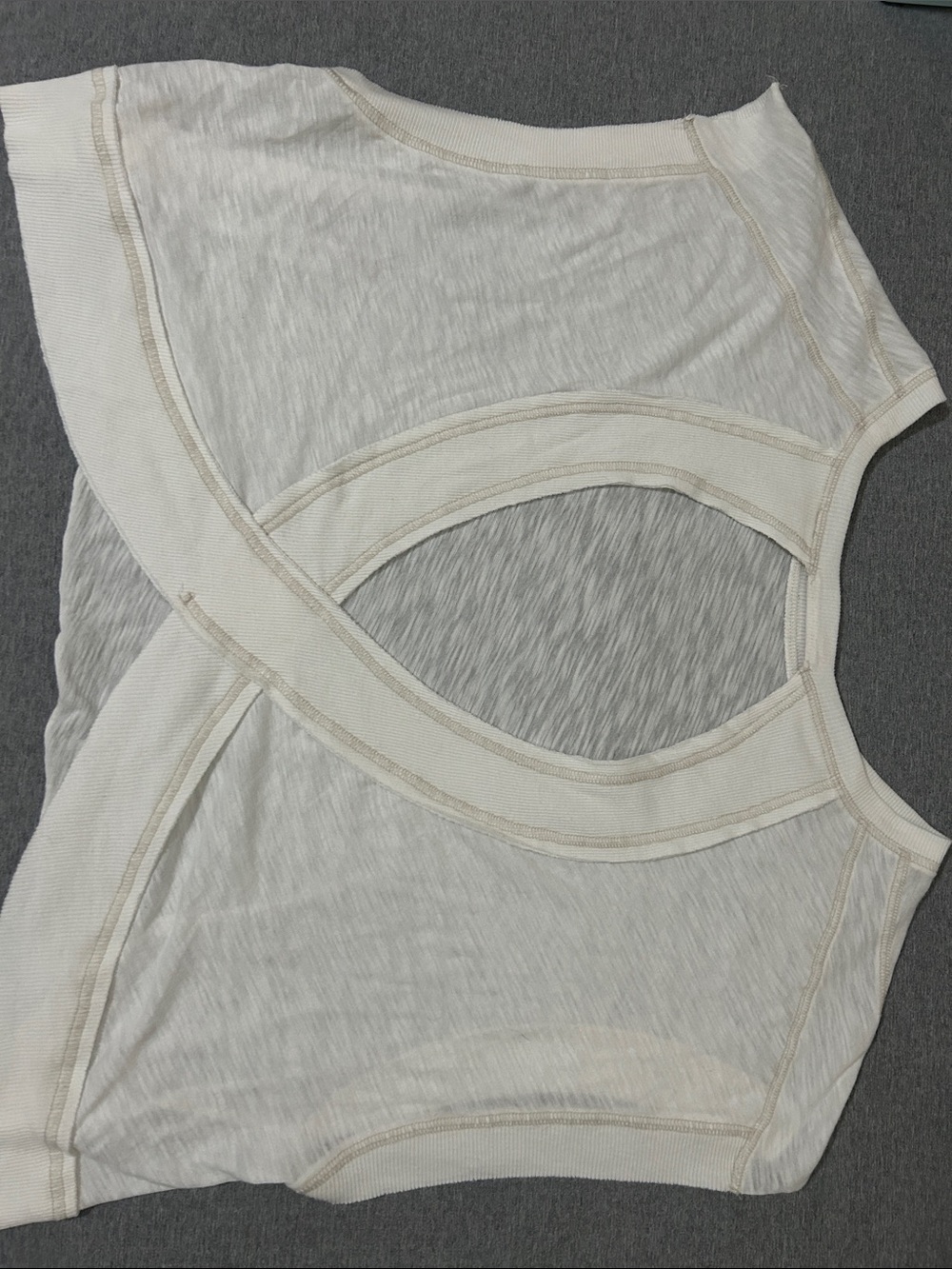 FP Movement by Free People My Time Cream/white tee Size S (oversized)